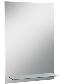 Зеркало Классика 01  400*600 с полкой Домино