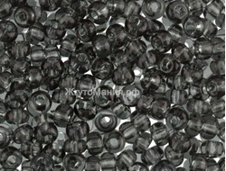 БИСЕР PRECIOSA 10/0 - 50г - 40010 ПРОЗРАЧНЫЙ ГЛЯНЦЕВЫЙ СЕРЫЙ