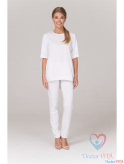 ТУНИКА МЕДИЦИНСКАЯ DR.SUPER "HELEN" БЕЛАЯ