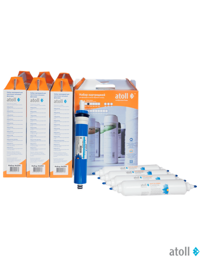 Комплект картриджей Atoll на 2 года (Sailboat A-575, CMB R3, CMB-R3 Premium, A-575 box MAX)