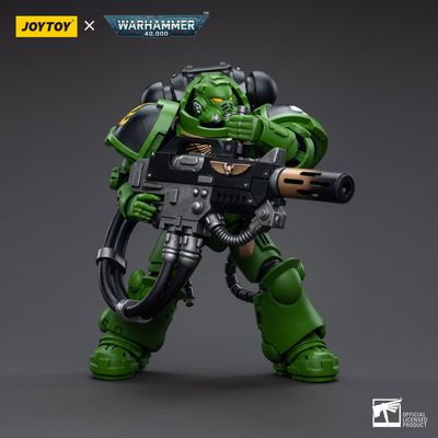 Эрадикатор Саламандр (Warhammer 40k) - КОЛЛЕКЦИОННАЯ ФИГУРКА 1/18 Salamanders Eradicators Brother T'Kren (JT5260) - JOYTOY