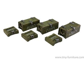 Military crates (PAINTED) (IN STOCK)