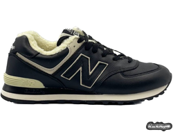 NEW BALANCE 574 BLACK C ШЕРСТЬЮ (40-46)