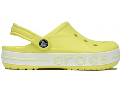 CROCS BAYABAND CLOG ЖЕЛТЫЕ С БЕЛЫМ