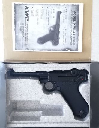Пневматический пистолет KWC KMB-41DHN (Luger P-08) Б\У