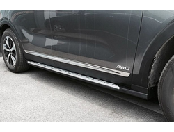 Пороги OEM на Kia Sorento Prime (2015-...)