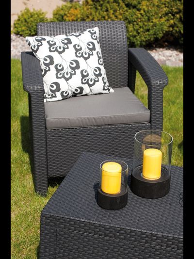 Комплект мебели Корфу Уикенд графит