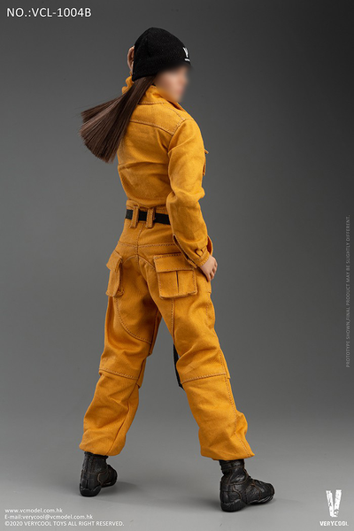 Женский комплект с комбинезоном (желтый) 1/6 Work-Wear Set (Turmeric) (VCL-1004B) - VERYCOOL