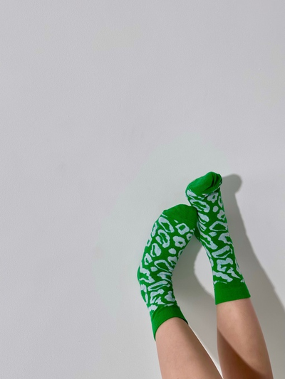 НОСКИ ПРИЯТНО "ЗЕЛЕНЫЙ ЛЕОПАРД"