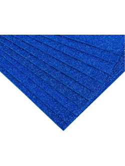 Фоамиран Глиттерный 40х60 см, синий