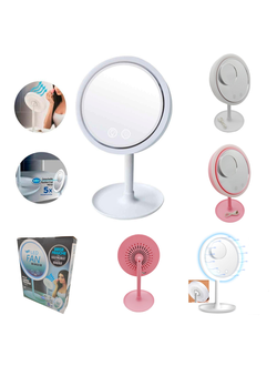 Зеркало косметическое с LED подсветкой и обдувом Beauty Breeze Miroir 5x ОПТОМ