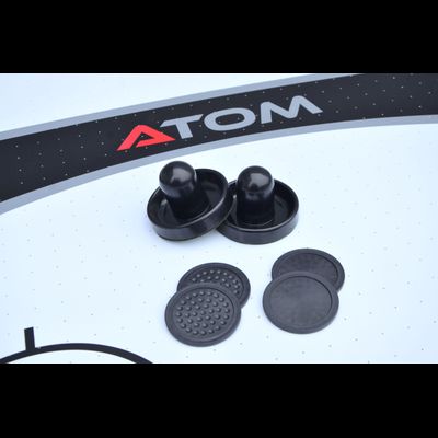 Аэрохоккей «ATOM» 7 ф (213,4 х 122 х 81,3 см, черный)