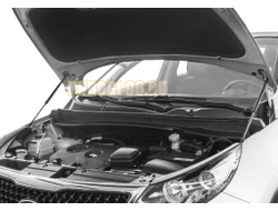 Амортизаторы капота, 2 шт. АвтоУпор для Kia Sportage III / III рестайлинг 2010-2014 / 2014-2016