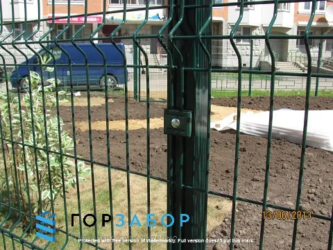 Секционный забор из сварных 3D секций