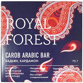 Шоколад "Арабский" с бадьяном и кардамоном, 75г (Royal forest)