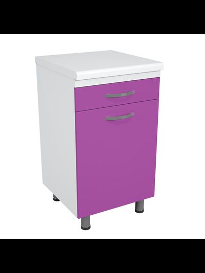 Тумба металлическая с ящиками на опорах ТМЯ-1.0