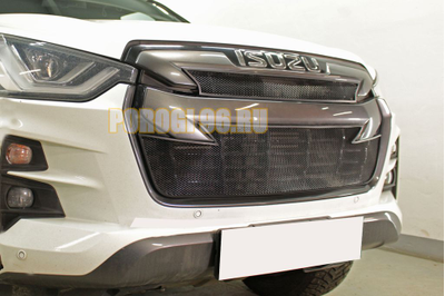 Защита радиатора Isuzu D-Max 2019- black низ