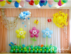 Оформление выпускного в детском саду №001