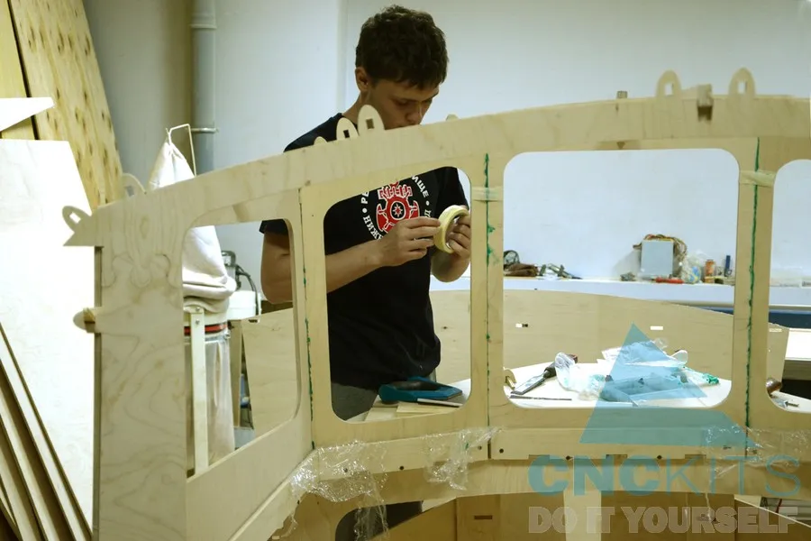 Постройка мини-буксира Фото 44