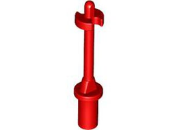Minifigure, Utensil Ski Pole 3L with Handle, Stop Ring and Side Stops, Red (90540 / 6447638)