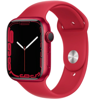 Смарт-часы APPLE WATCH SERIES 7, 45MM, (PRODUCT)RED, RED SPORT BAND