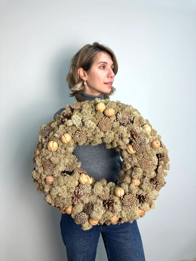 Новогодний венок № 1156