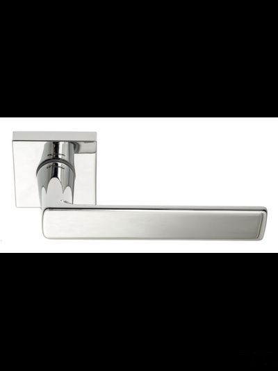 Дверная ручка на квадратном основании Fratelli Cattini "ELLE" 8-CR полированный хром