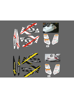 Наклейки на снегоход Stels Росомаха 2014 стандарт заводские #3245