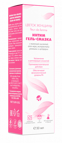 ИНТИМ-ГЕЛЬ "ЦВЕТОК ЖЕНЩИНЫ"  (30 МЛ)