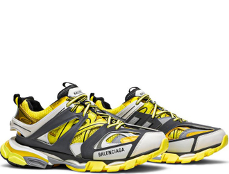 Balenciaga Track Trainers Yellow Grey