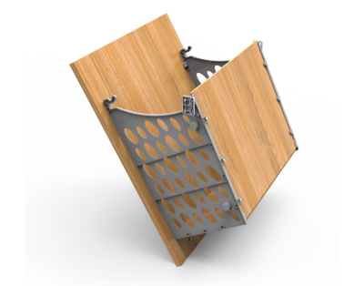 Пластиковая корзина для белья Mesan (серая)