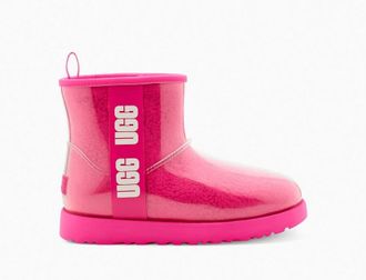 UGG CLASSIC CLEAR MINI ROCK ROSE