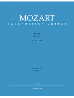Mozart. Zaide KV344 (336b) Klavierauszug (dt)