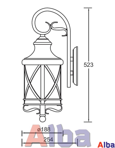 Lucerna 84802 Парковый светильник