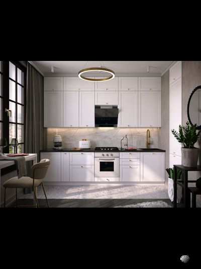 Скандия Айленд кухня модульная с фасадами из МДФ