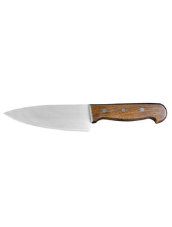 Нож "Шеф" 15 см, деревянная ручка