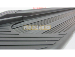 Пороги подножки "Luxe Black" 1450 мм для Chevrolet NIVA 2002-