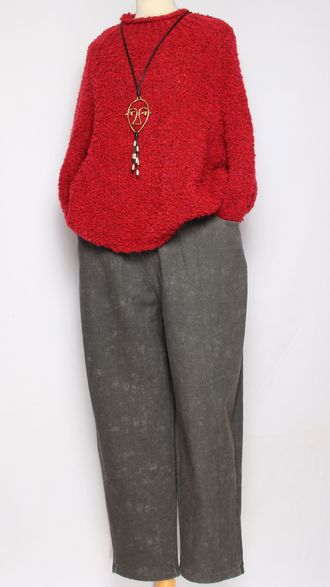 Джинсы утеплённые "ЦВЕТНЫЕ НА ФЛИСЕ" коричневые, чёрные, серые р.48-54