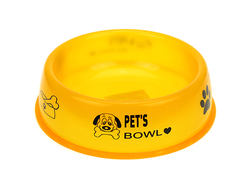 Миска для кормления животных пластмассовая 0,9л
