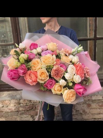 Букет "Розовая пудра"