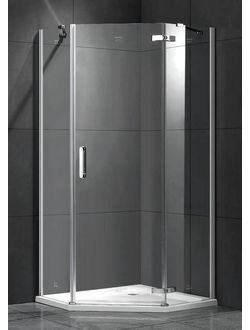 Душевой уголок Gemy Fall Tea S29095, 80x80x190 см.