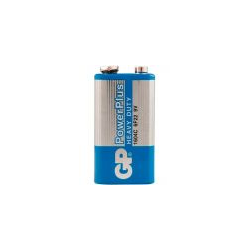 Батарейка GP PowerPlus 1604CEBRA-2 9В, солевая, крона, 450mAh (в блистере)