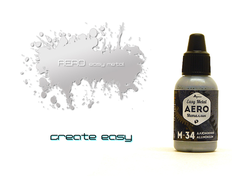 Pacific88: Краска акриловая Aero Easy Metal M-34 "Алюминий" (18 мл.)