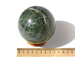 Шар Актинолит, Адыгея  (85 мм, 986 г) №13728