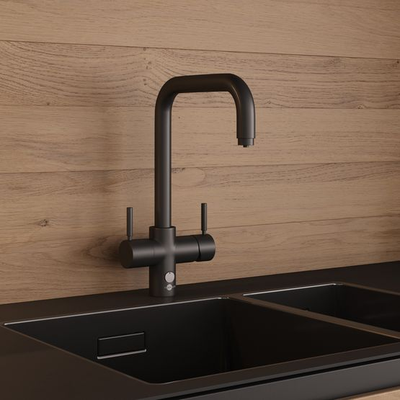 Комбинированная система 4в1 Aquahot ISE F-H4N1-VB-1-U (черный матовый)