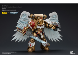Сангвинарный гвардеец Кровавых Ангелов (Warhammer 40k) - КОЛЛЕКЦИОННАЯ ФИГУРКА 1/18 Blood Angels Sanguinary Guard with Sword 1 (JT6298) - JOYTOY