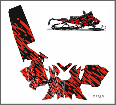 POLARIS RMK 2011 - 2015 #1139 красный