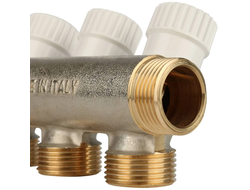 Коллектор STOUT распределительный 3/4", 3 отвода 3/4"ЕК (Арт. SMB 6851 343403)