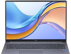 Honor MagicBook X 16 2024 (DOS) Ноутбук 16", Intel Core i5-12450H, RAM 16 ГБ, SSD 512 ГБ, Intel UHD Graphics, Без системы, (5301AHHM), серый, Русская раскладка