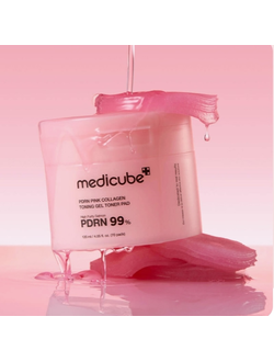 medicube PDRN Pink Collagen Toning Gel Toner Pad Гелевые тонер-пэды с ПДРН и коллагеном, 70 шт